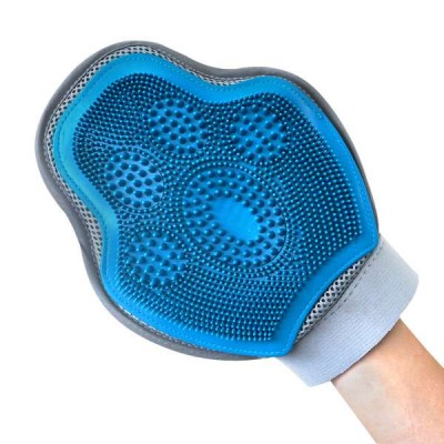 Professional Quick Dry Soft PVC Pet Hair Massage Brush for Dog and Cat